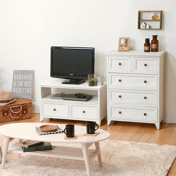 アンティーク風チェスト（ＴＶ台小）/Sucre(シュクレ) テレビ台・テレビボード 画像4