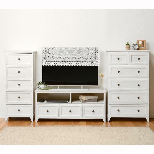 アンティーク風チェスト（ＴＶ台大）/Sucre(シュクレ) テレビ台・テレビボード 画像9