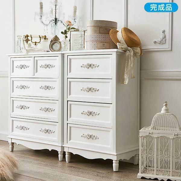 レリーフ取っ手家具シリーズ（チェスト・小） タンス・チェスト 画像3