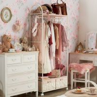 フリルハンガーラック(2杯)/peche(ペッシュ) ハンガーラック・パイプハンガー 画像1