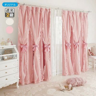 カーテン かわいいお姫様系インテリア家具 雑貨の通販 ロマプリ ロマンティックプリンセス カーテン かわいいお姫様系インテリア家具 雑貨の通販 ロマプリ ロマンティックプリンセス