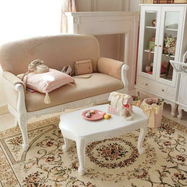 アンティーク風家具シリーズ（ローテーブル小）/Noble（ノーブル）シリーズ ローテーブル・センターテーブル 画像8