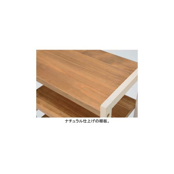 カントリー調シューズラック（Ｂ・幅６０ｃｍ・高さ９２ｃｍ） シューズラック・靴収納 画像7