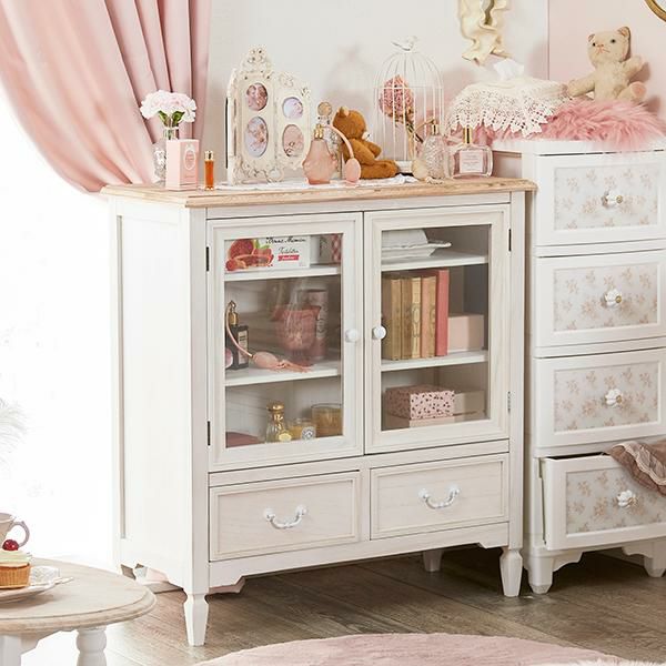 アンティーク風キャビネット／Arbre(アーブル) キャビネット 画像4