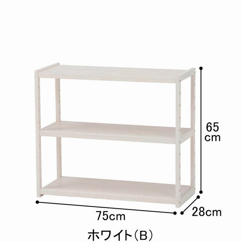 直送】コンパクトシェルフＶＸ（Ｂ・幅７５ｃｍ・高さ６５ｃｍ