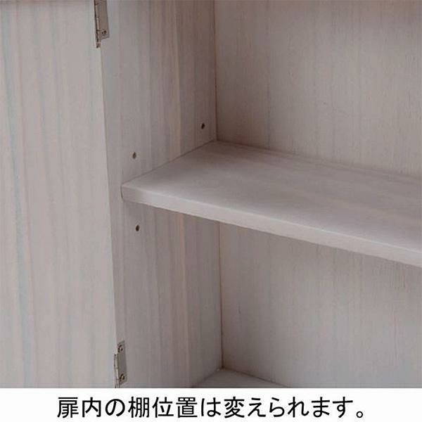 カントリー調多機能トイレ収納（Ｂ２・扉）　 トイレ小物収納 画像7