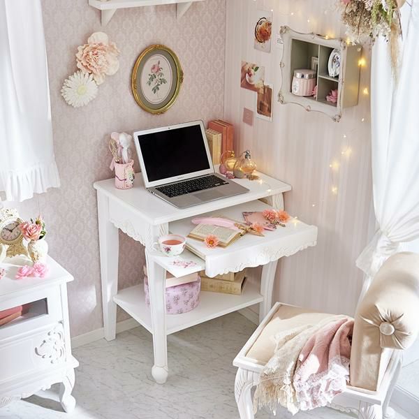 アンティーク風パソコンデスク/Noble（ノーブル）シリーズ デスク 画像4