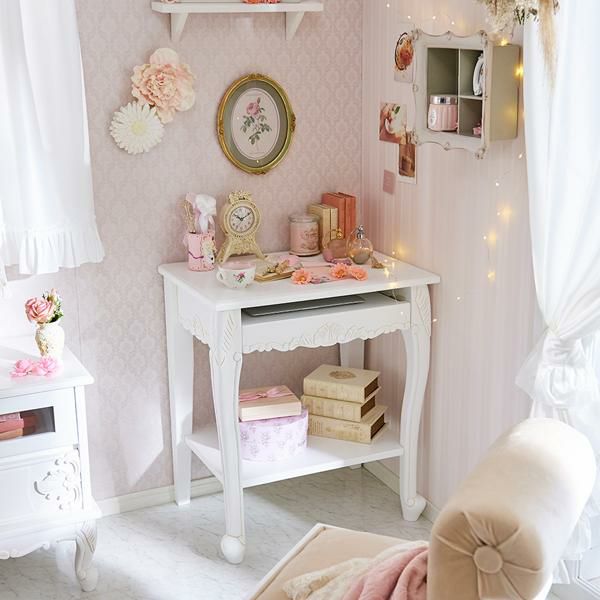 アンティーク風パソコンデスク/Noble（ノーブル）シリーズ デスク 画像5