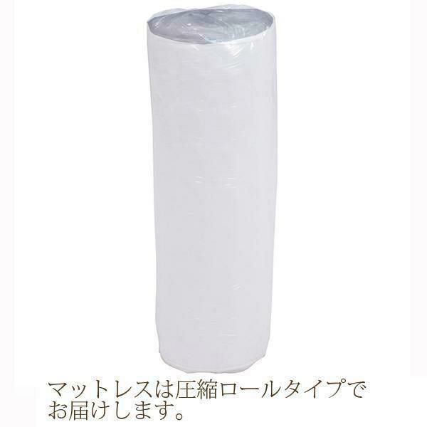 収納付きすのこベッド（シングルマットレス付き）　 収納付ベッド 画像8