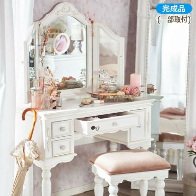 ドレッサー 化粧台 かわいいお姫様系インテリア家具 雑貨の通販 ロマプリ ロマンティックプリンセス