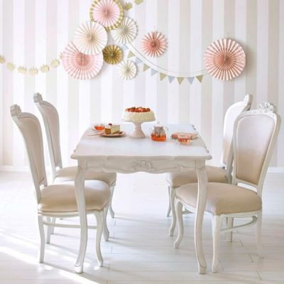 直送 クラシカルダイニングテーブル 小 Loire ロワール かわいいお姫様インテリア家具 雑貨の通販 ダイニングテーブル ロマンティックプリンセス ロマプリ