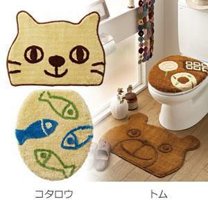 アニマルキャラトイレマット トイレマット・トイレファブリック 画像4