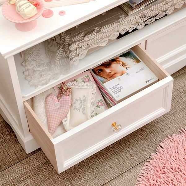 ロマンティックプリンセス Innocent ホワイト テレビ台 110cm ロマンティックプリンセス Innocent ホワイト テレビ台 110cm