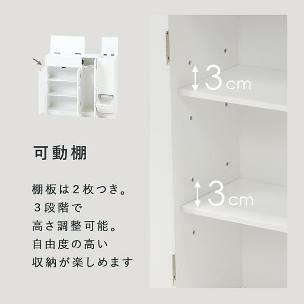 送料無料【新品】多機能 トイレラック アウトレット 多機能トイレラック（引き出しタイプ）ホワイト 組立品 - メルカリ