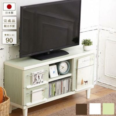 直送 テレビ台大 Neige ネージュ かわいいお姫様インテリア家具 雑貨の通販 幅90cm 119cm ロマンティックプリンセス ロマプリ