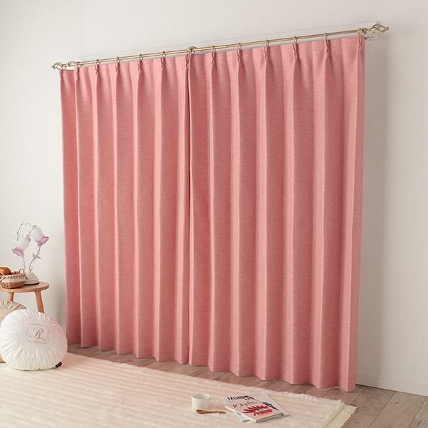 遮光カーテン（ローズ・幅２００ｃｍ×丈２４０～２６０ｃｍ・１枚） オーダー遮光カーテン 画像1