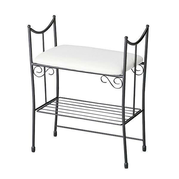 アイアンエントランスチェアA シューズラック・靴収納 画像7