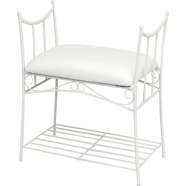 アイアンエントランスチェアB シューズラック・靴収納 画像8