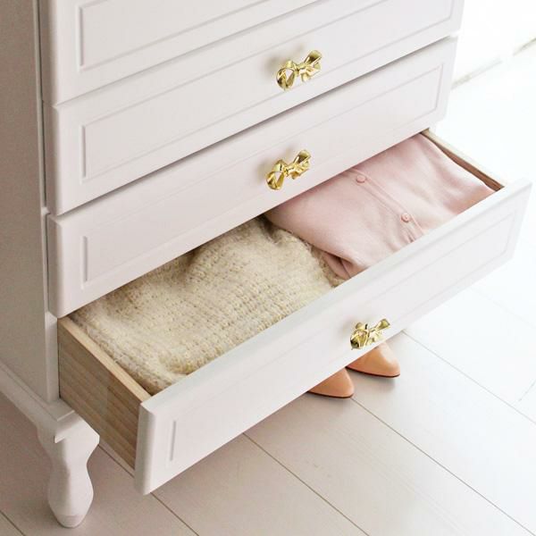 取っ手が選べる猫脚チェスト小/Ruban(リュバン) タンス・チェスト 画像8