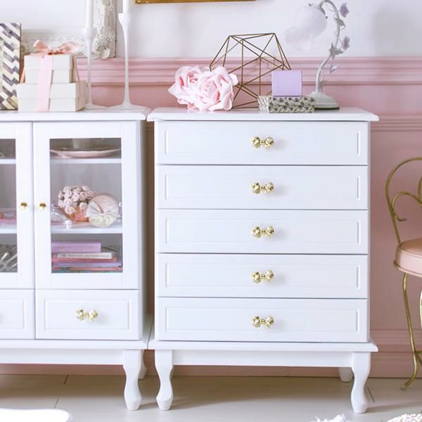 取っ手が選べる猫脚チェスト小/Ruban(リュバン) タンス・チェスト 画像9