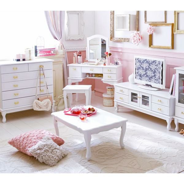 取っ手が選べる猫脚ドレッサー/Ruban(リュバン) ドレッサー・化粧台 画像5