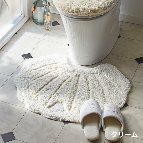 メリージェラートトイレマット／シェル トイレマット・トイレファブリック 画像3