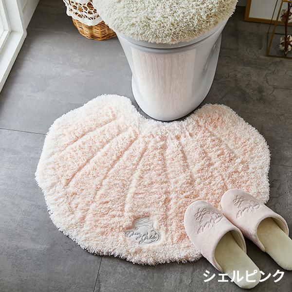 メリージェラートトイレマット／シェル トイレマット・トイレファブリック 画像4