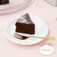 ゴールドローズケーキフォーク　2点セット フォーク 画像1