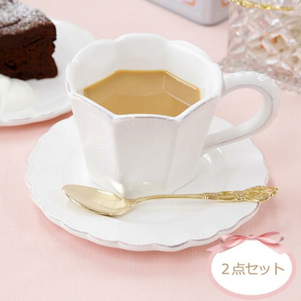 ゴールドローズティースプーン 2点セット｜かわいいお姫様