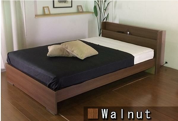 日本製　組立が簡単なベッド（シングル・マットレス付） 収納付ベッド 画像6