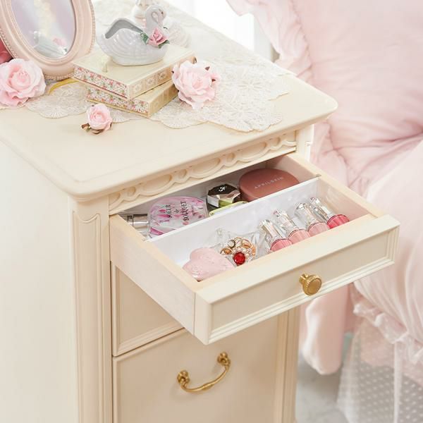 直送】ジャルダンコスメチェスト｜かわいいお姫様インテリア家具