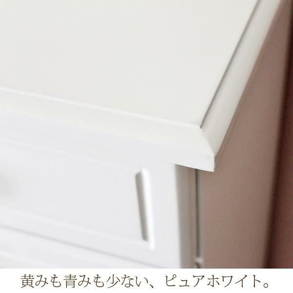 取っ手を着せ替えできる猫脚ドレッサー/ホワイト&アンティーク ドレッサー・化粧台 画像4