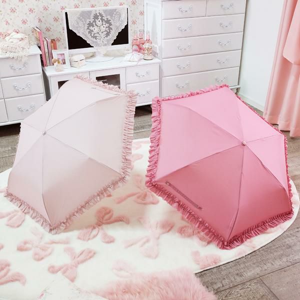 ミニフリル折りたたみ傘 その他ファッション小物 画像8