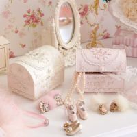 シャインローズジュエリーボックス インテリア装飾グッズ 画像1