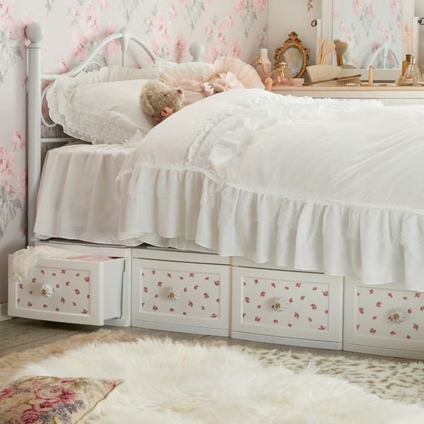 直送】【お届けグループC】ドレスチェンジケース1段4個/ミニローズ