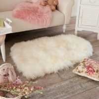 ムートンフリースラグ（60×90） クッション・クッションカバー・座布団 画像1