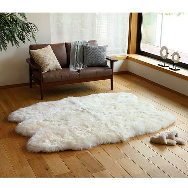 ムートンフリースラグ（140×180） ラグ(長方形) 画像7