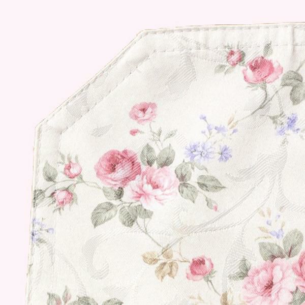 ローズ柄はっ水ランチョンマット（アイボリー） テーブルクロス・ランチョンマット 画像2