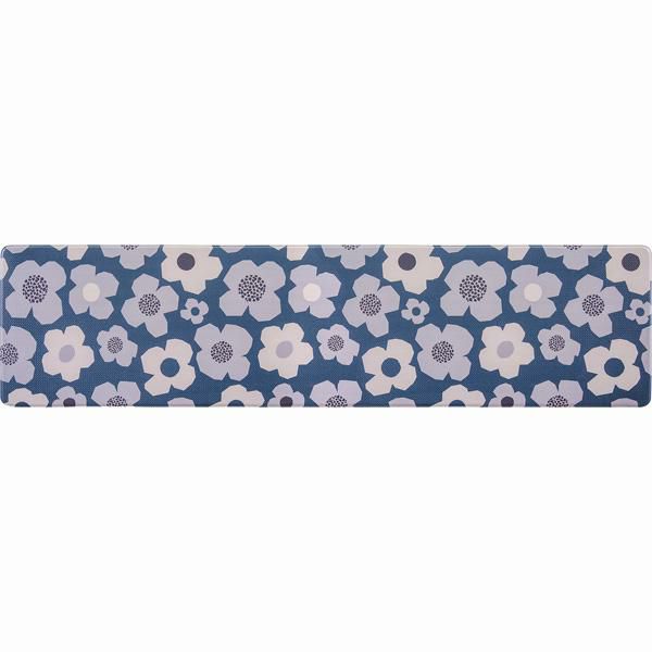 拭けるキッチンマット（フラワー）/45×180ｃｍ キッチンマット 画像2