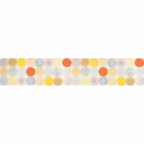 拭けるキッチンマット（ドット）/45×240ｃｍ キッチンマット 画像2