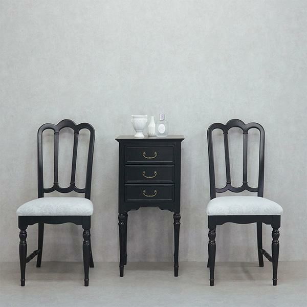 チェア／Noir(ノワール) ダイニングチェア 画像1