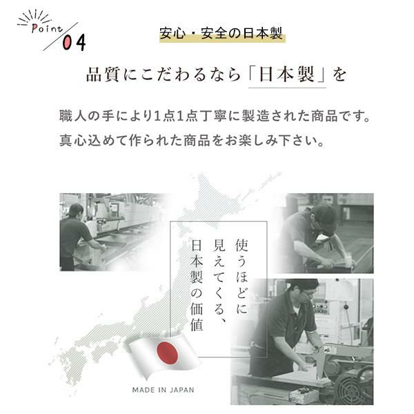 日本製ワイドチェスト幅54ｃｍ／デコニー タンス・チェスト 画像8