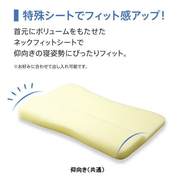 寝る向きで選べる枕（仰向き・横向き・やわらかめ・かため） 枕 画像5