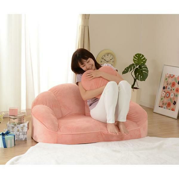 直送】シェルソファ／1.5人掛け｜かわいいお姫様インテリア家具