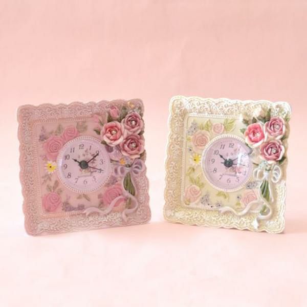 デコラティブローズ置時計 置き時計 画像2