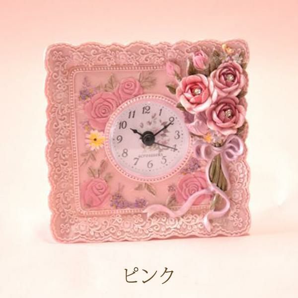 デコラティブローズ置時計 置き時計 画像4
