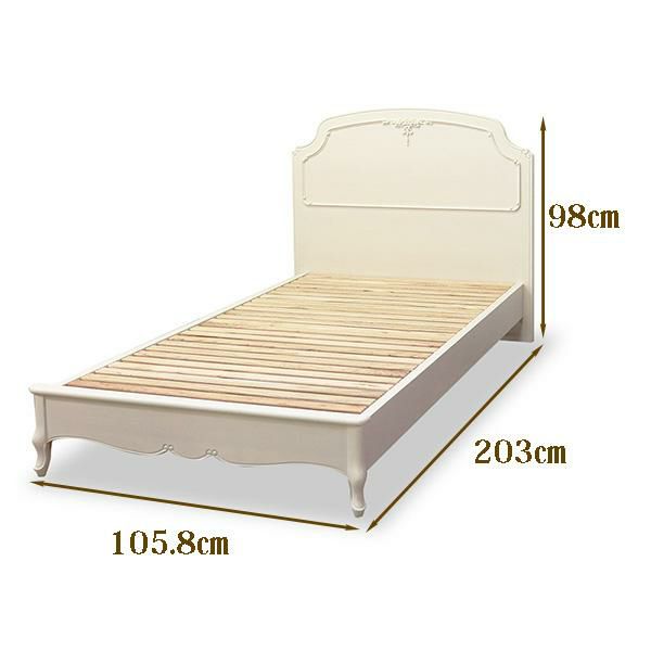 ベッド(シングル・本体のみ）/ジャルダン すのこベッド 画像2