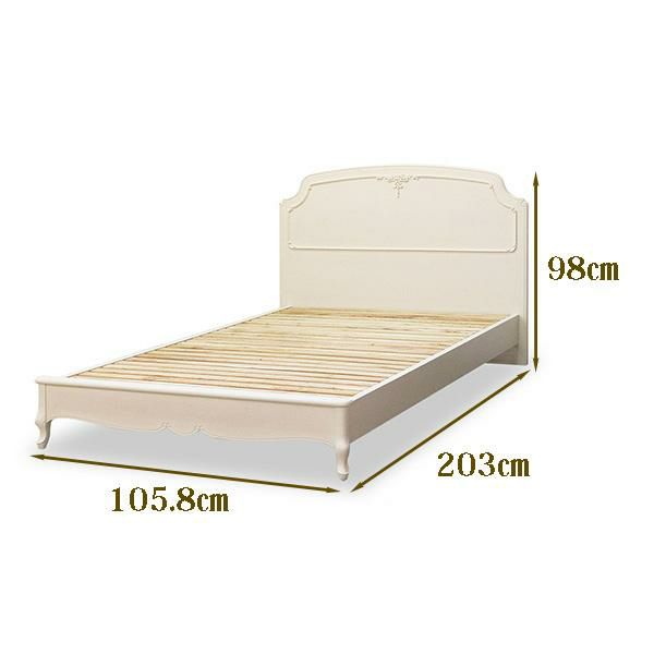 ベッド(セミダブル・本体のみ）/ジャルダン すのこベッド 画像2