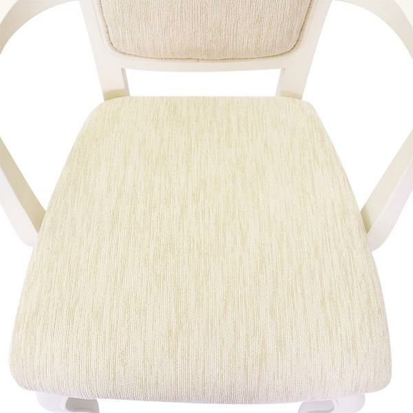 アームチェア（ファブリックバック）/ジャルダン ダイニングチェア 画像4