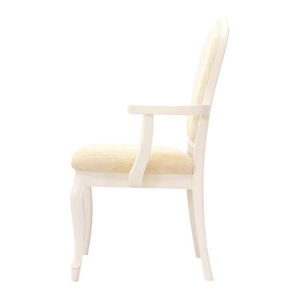 アームチェア（ファブリックバック）/ジャルダン ダイニングチェア 画像6